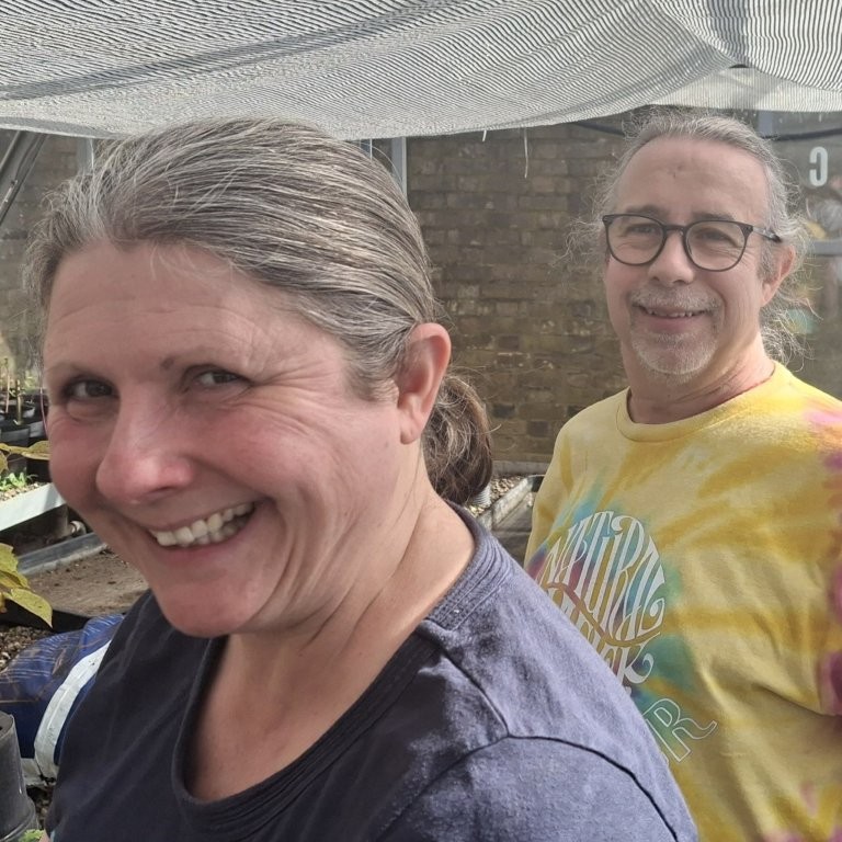 Claire Davitt and David Ford at Stud Nursery